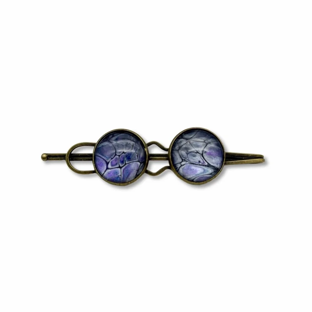Acrylic Paint Skin Jewelry Hair Clip